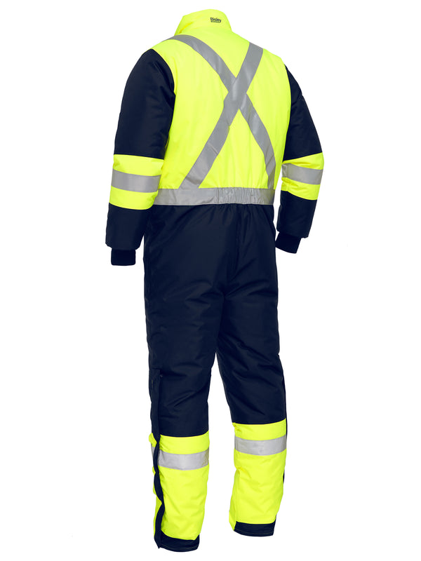 X Taped Two Tone Hi-Vis Freezer Coverall