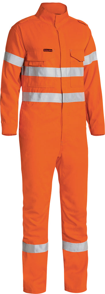 Tencate Tecasafe Plus 700 Taped Hi-Vis Engineered FR Vented Coverall (Stout)