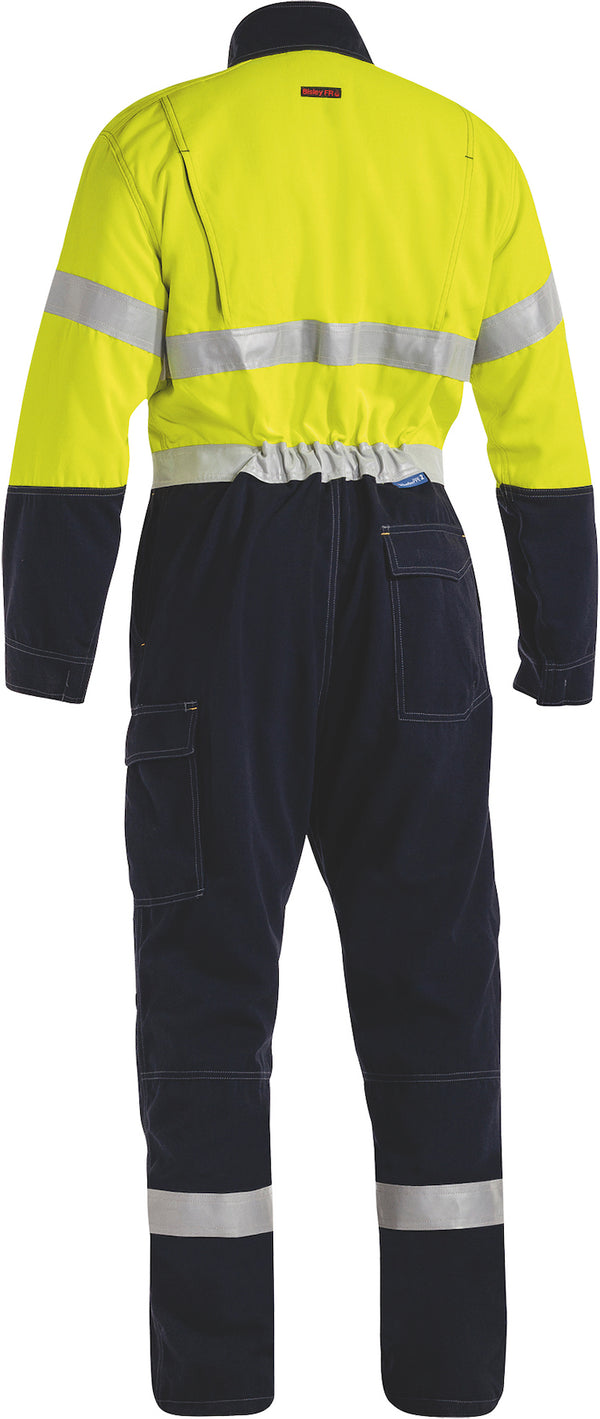 Tencate Tecasafe Plus 700 Taped Hi-Vis Engineered Flame Resistant Vented Coverall (Stout)