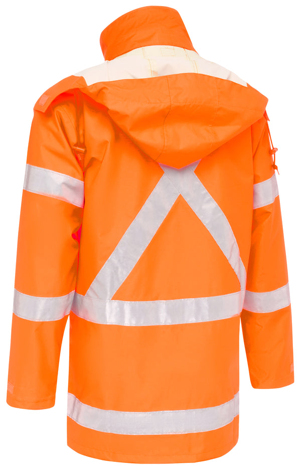 X Taped Hi-Vis Shell Rain Jacket