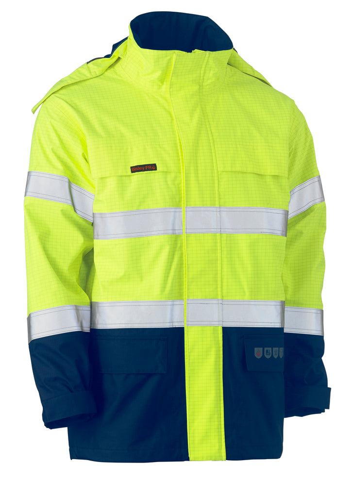 Taped Hi-Vis Flame Resistant Wet Weather Shell Jacket