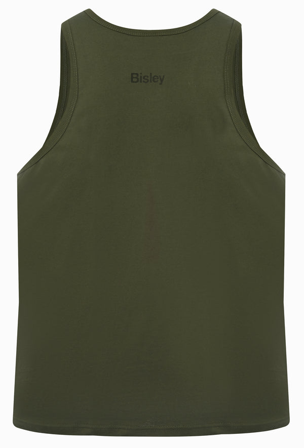 Bisley Cotton Logo Singlet