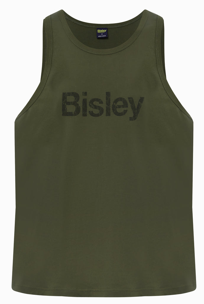 Bisley Cotton Logo Singlet