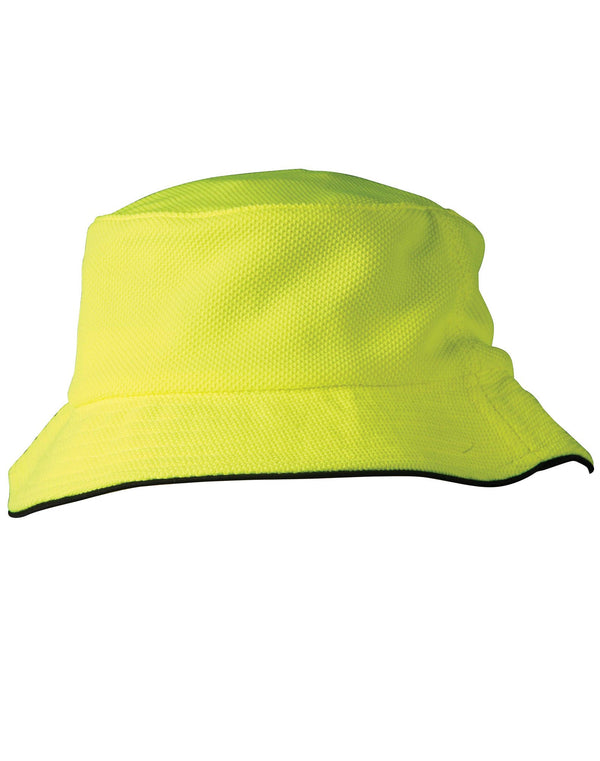 Pique Mesh with Sandwich Bucket Hat