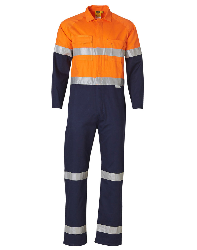 Mens Two Tone Cotton Coverall with 3M Tapes