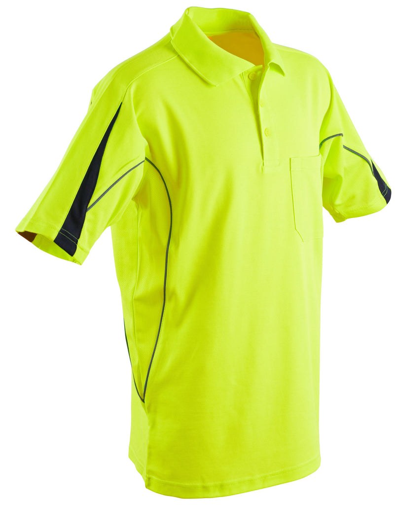 Mens Legend Hi-Vis Short Sleeve Polo