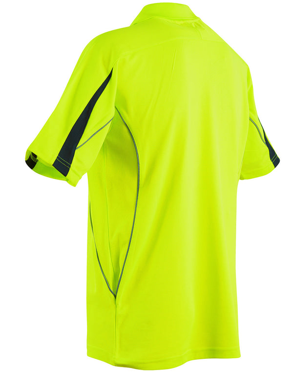 Mens Legend Hi-Vis Short Sleeve Polo