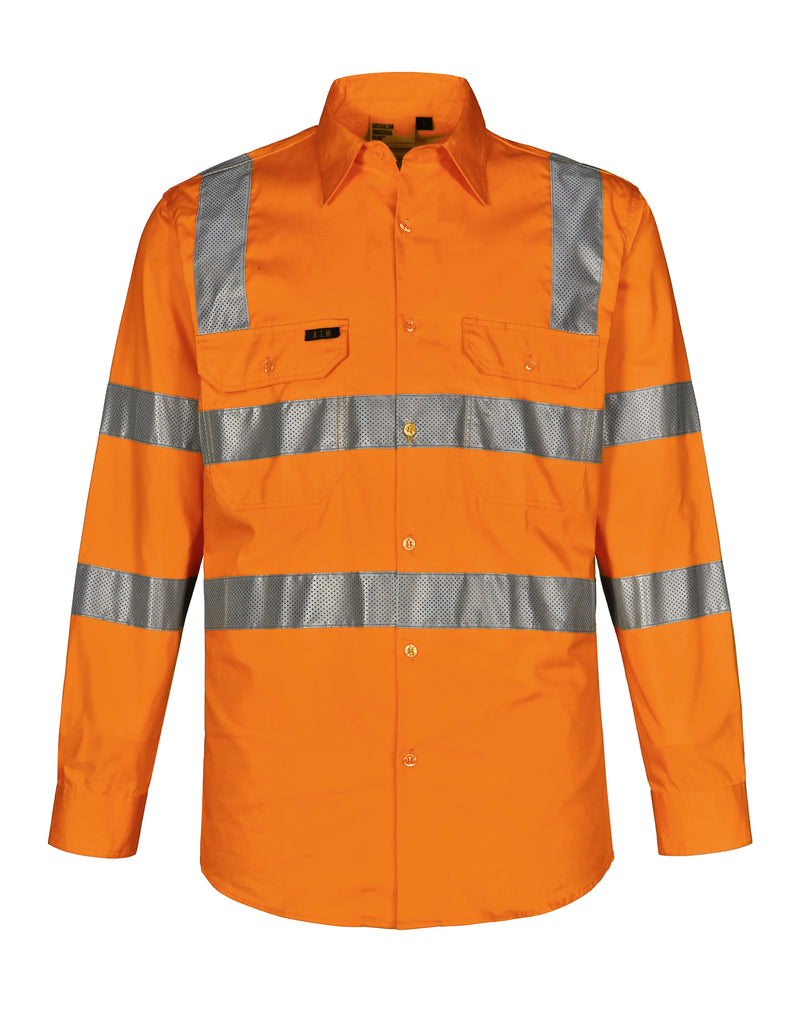 VIC Rail Unisex Hi-Vis Lightweight Safety Shirt