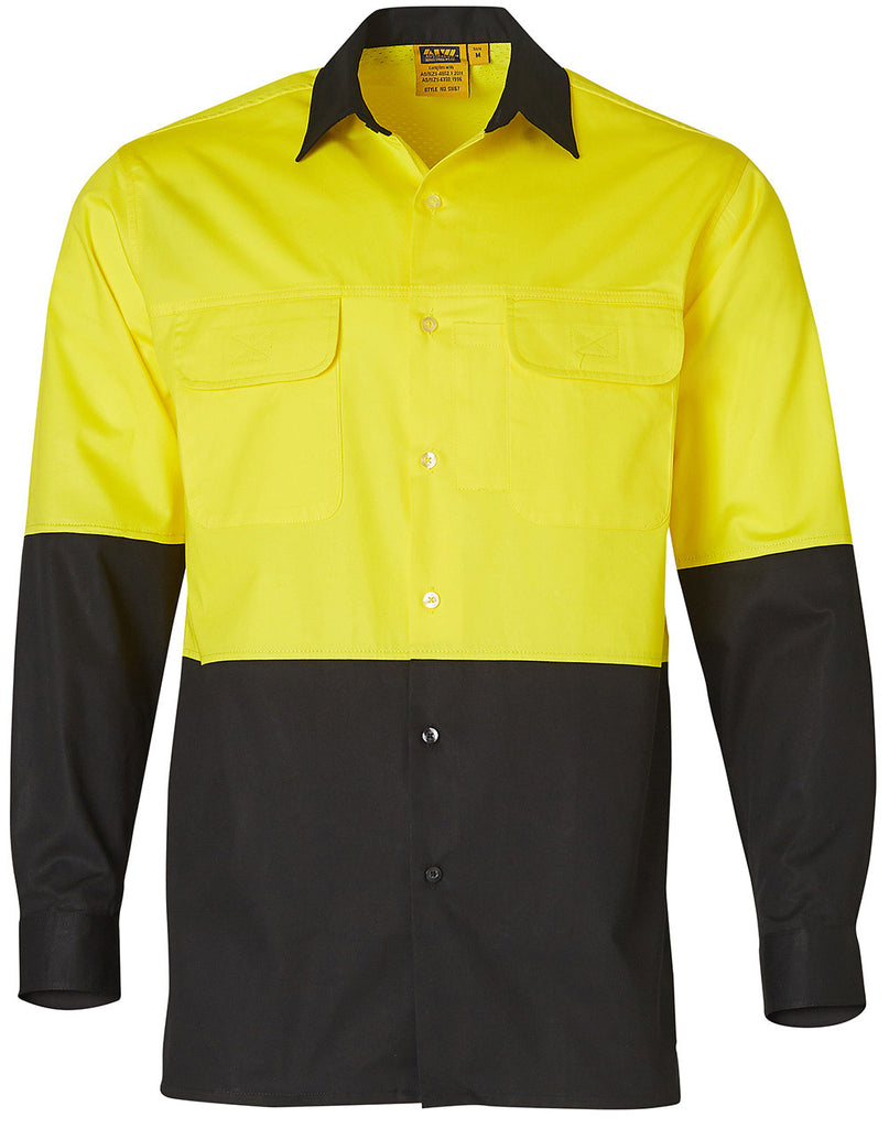 Easy Breezy Mens Long Sleeve Safety Shirt