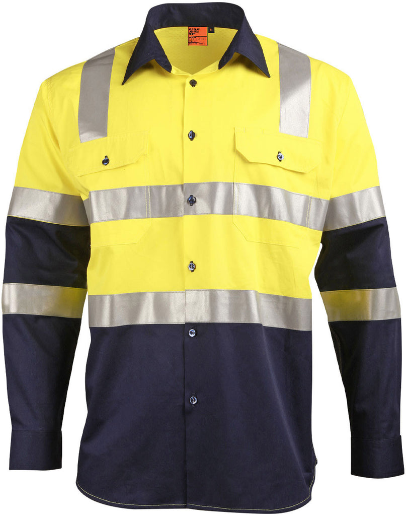 Unisex Hi-Vis Light Weight Long Sleeve Biomotion Safety Shirt