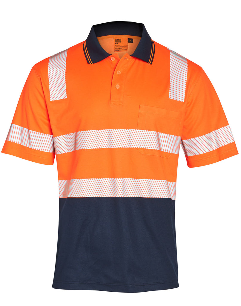 Unisex TrueDry SS Biomotion Safety Polo