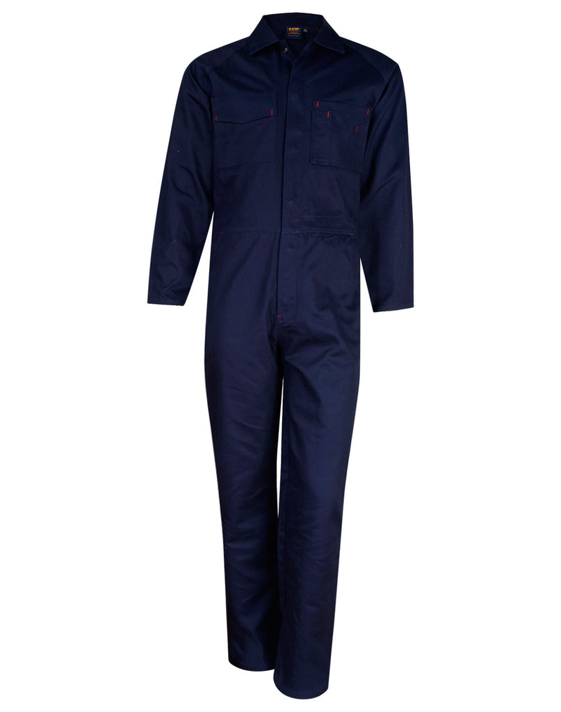 Mens Cotton Drill Coverall-Stout