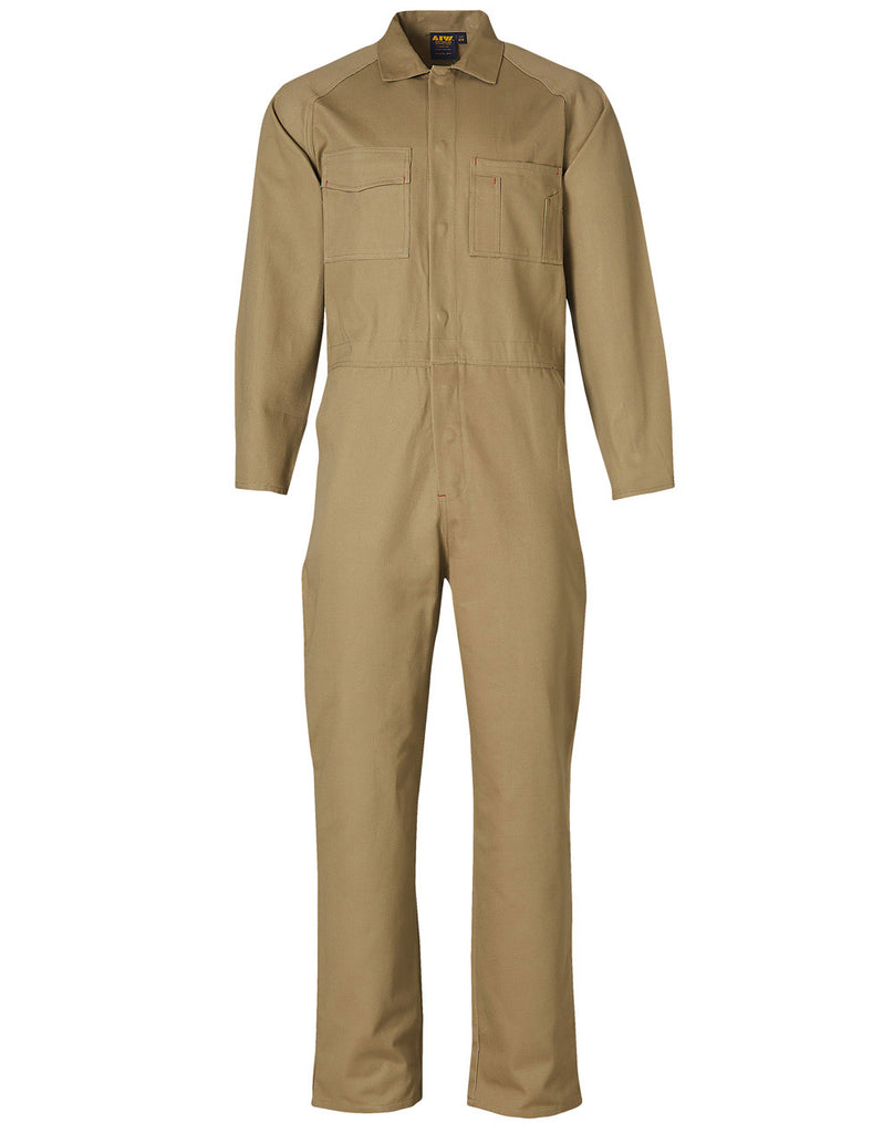 Mens Cotton Drill Coverall-Stout
