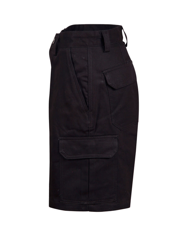 Mens Heavy Cotton Drill Cargo Shorts