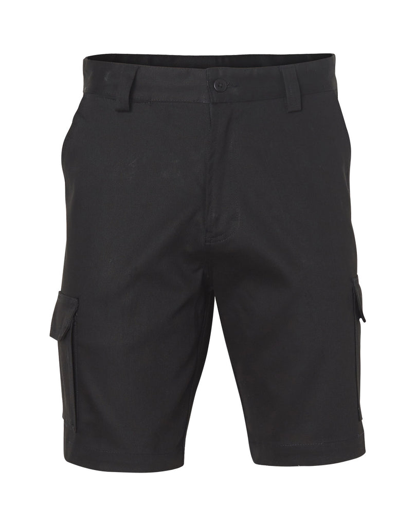 Mens Heavy Cotton Drill Cargo Shorts