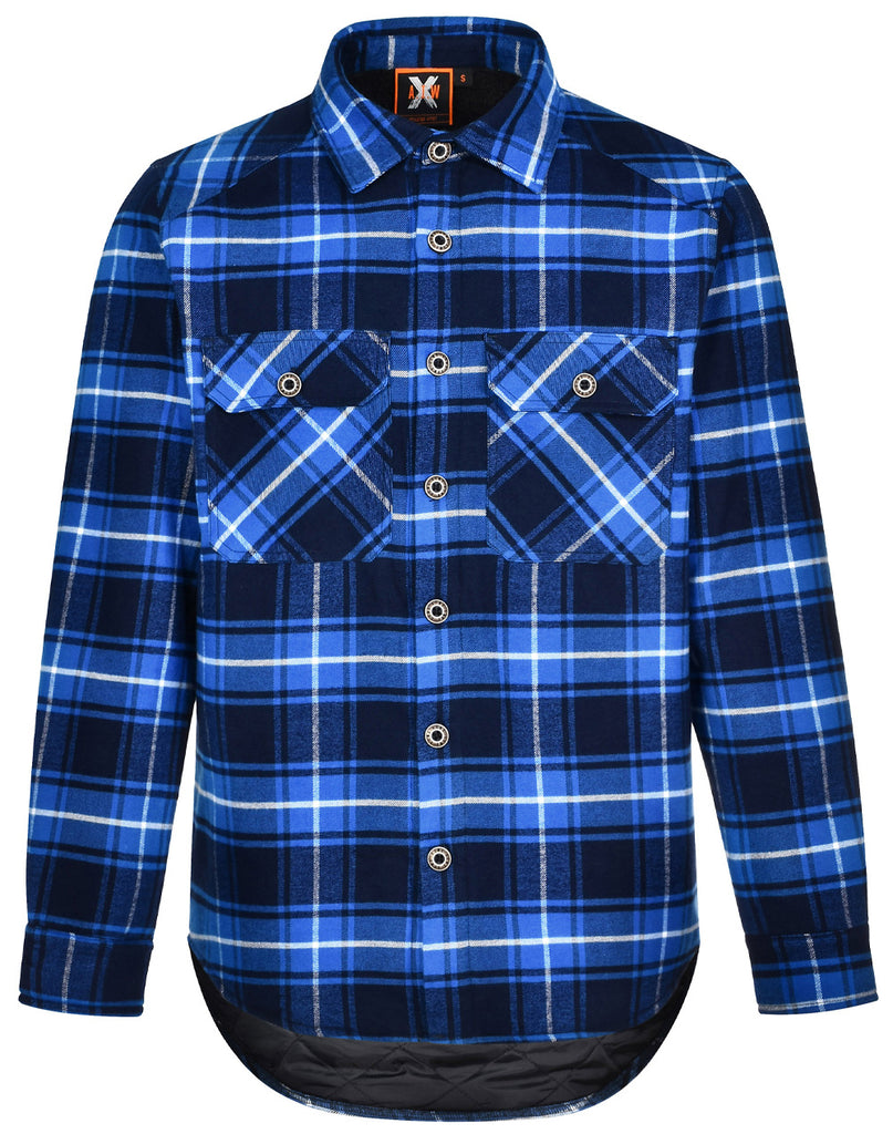 Unisex Quilted Flannel Style Jacket