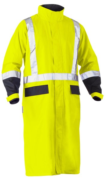 Full length hi vis raincoat sales